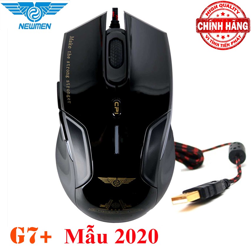 Chuột quang chuyên game có dây Newmen G7 + Plus mẫu 2021 / 2022 tất cả trong tầm ngắm