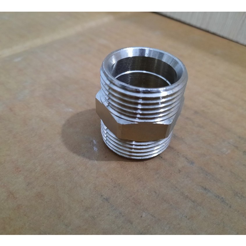 Nối ống 2 đầu ren Italy, Kép đồng ren art.515 phi 21, phi 27, phi 34