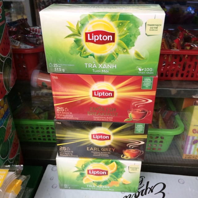 Trà Lipton Nhúng x25 túi (30-60g)