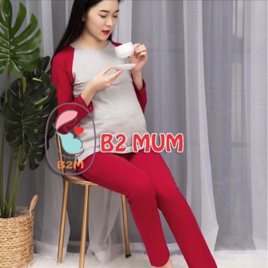 SALE - Bộ bầu - bộ sau sinh - chất liệu cotton - ( - QDTD - MS-03 )