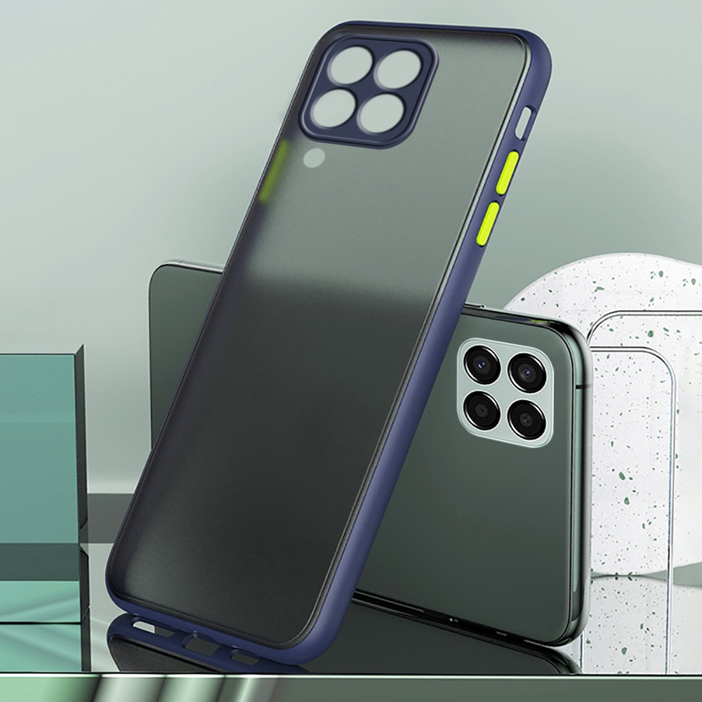 Colorful Frame Matte Case For Samsung Galaxy M53 5G 2022 On Samung Galaxi M 53 SM-M536S 6.7" Camera Protection Phone Cover Coque