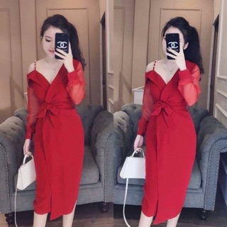 Váy lệch vai