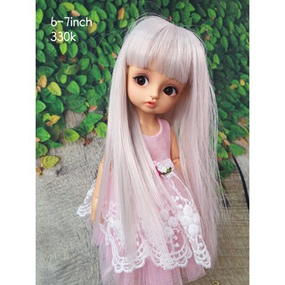 Tóc giả / Wig size bjd 1/6 khớp thường (6″ – 7″)