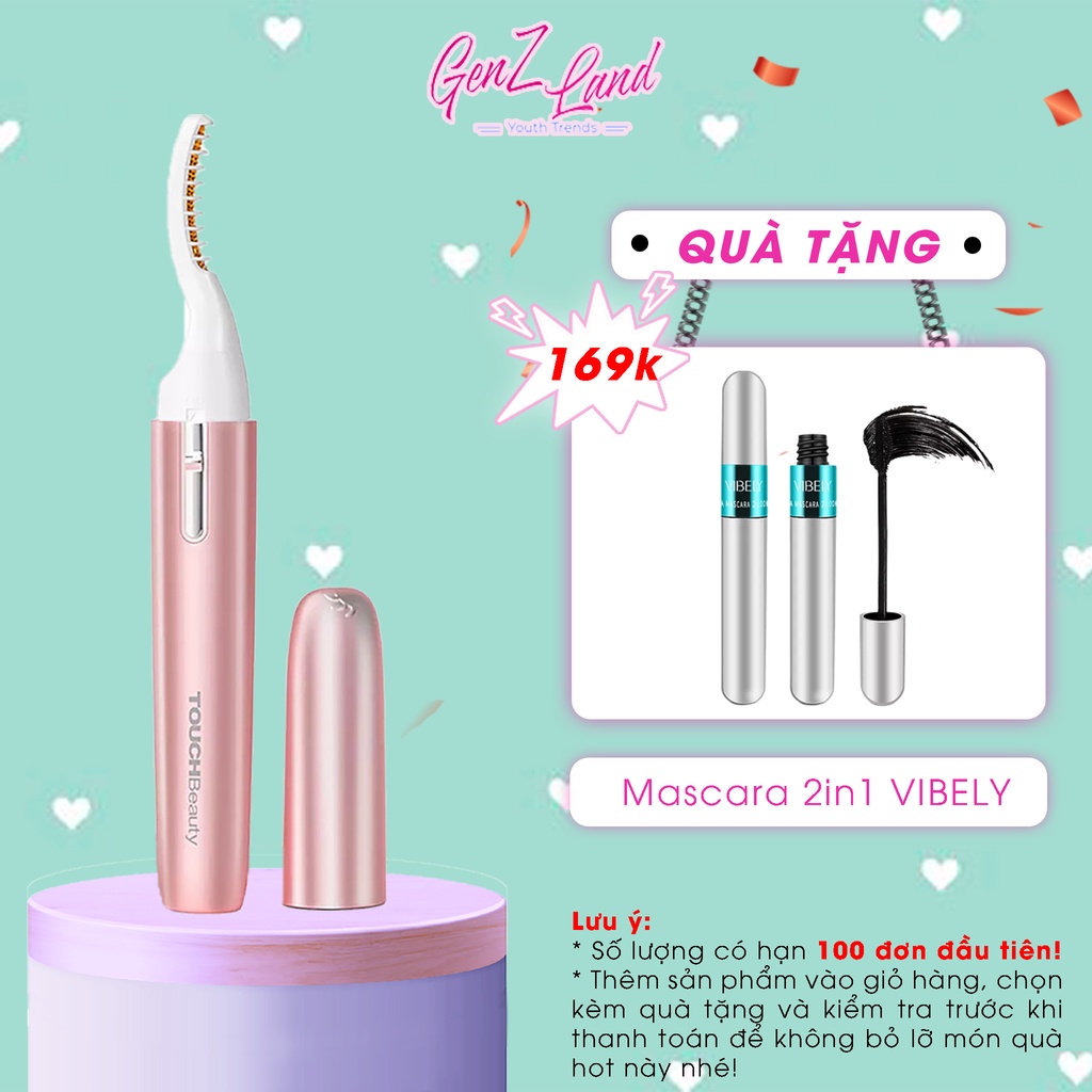 Máy Uốn Mi Cong Bằng Nhiệt TB - Làm Nóng Mi, Uốn, Chải Mi Nhanh Chóng, Giữ Nếp Dài Lâu