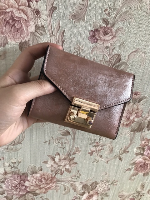 VN22H72 VÍ NỮ NGẮN BÓP TIỀN MINI VINTAGE NHÃ NHẶN PHỤ KIỆN THỜI TRANG VN22H72 | BigBuy360 - bigbuy360.vn