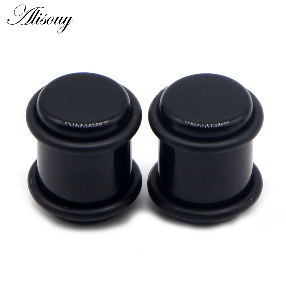 Alisouy Set 2 Khuyên Nong Tai 1.6mm-20mm Cá Tính