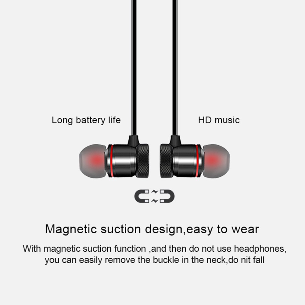 Wireless Bluetooth Earphone Neckband Sport with Mic Handsfree CEP