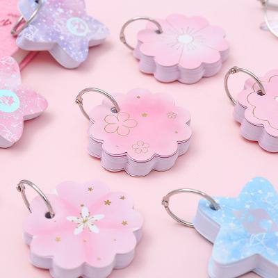 sổ note flashcard hình sao và hoa FC2 sổ note cute