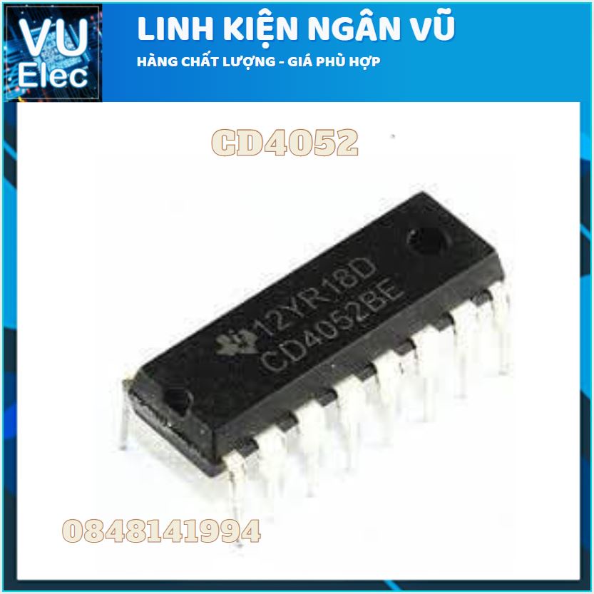 Họ IC số CD40xx DIP16 (Chính Hãng)