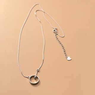 Dây chuyền mặt tròn báic, dây nhuyễn✨ có hộp trang sức