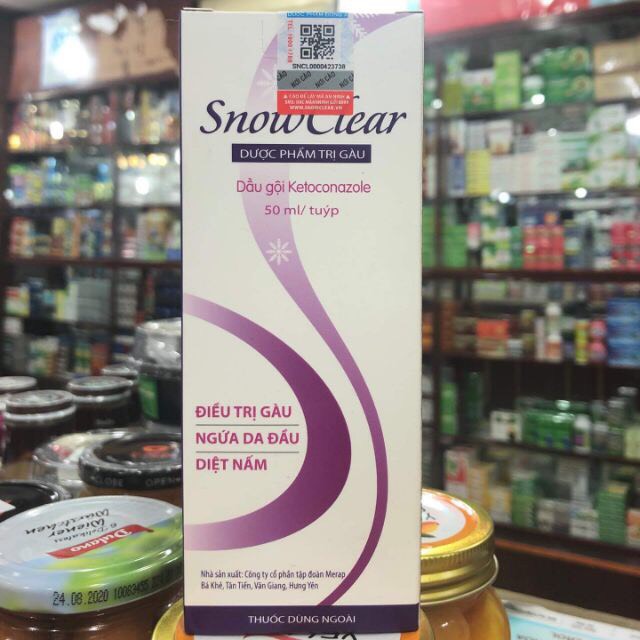 Dầu gội trị gàu mượt tóc SnowClear