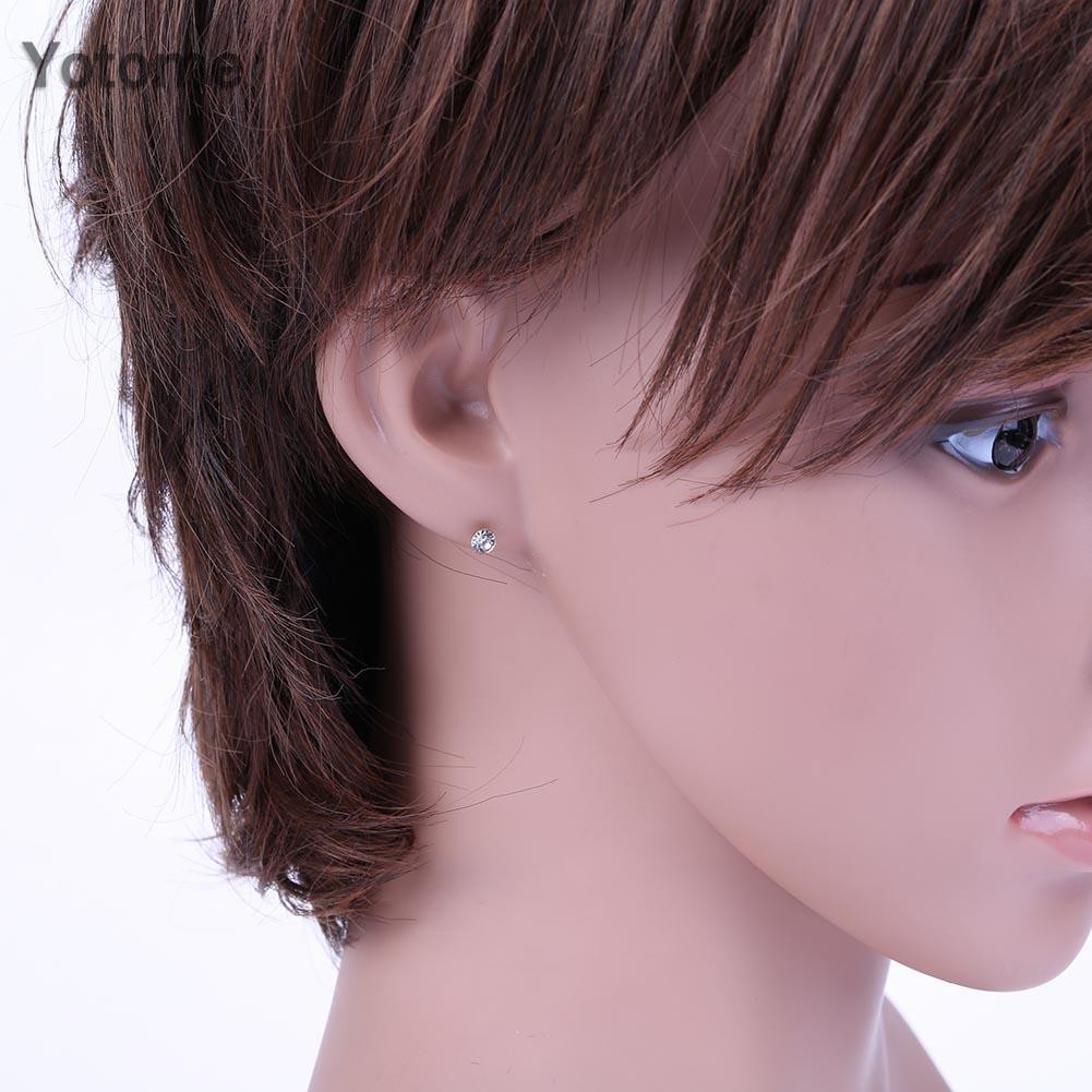Set 20 đôi bông tai nhựa tròn dễ thương cho nữ