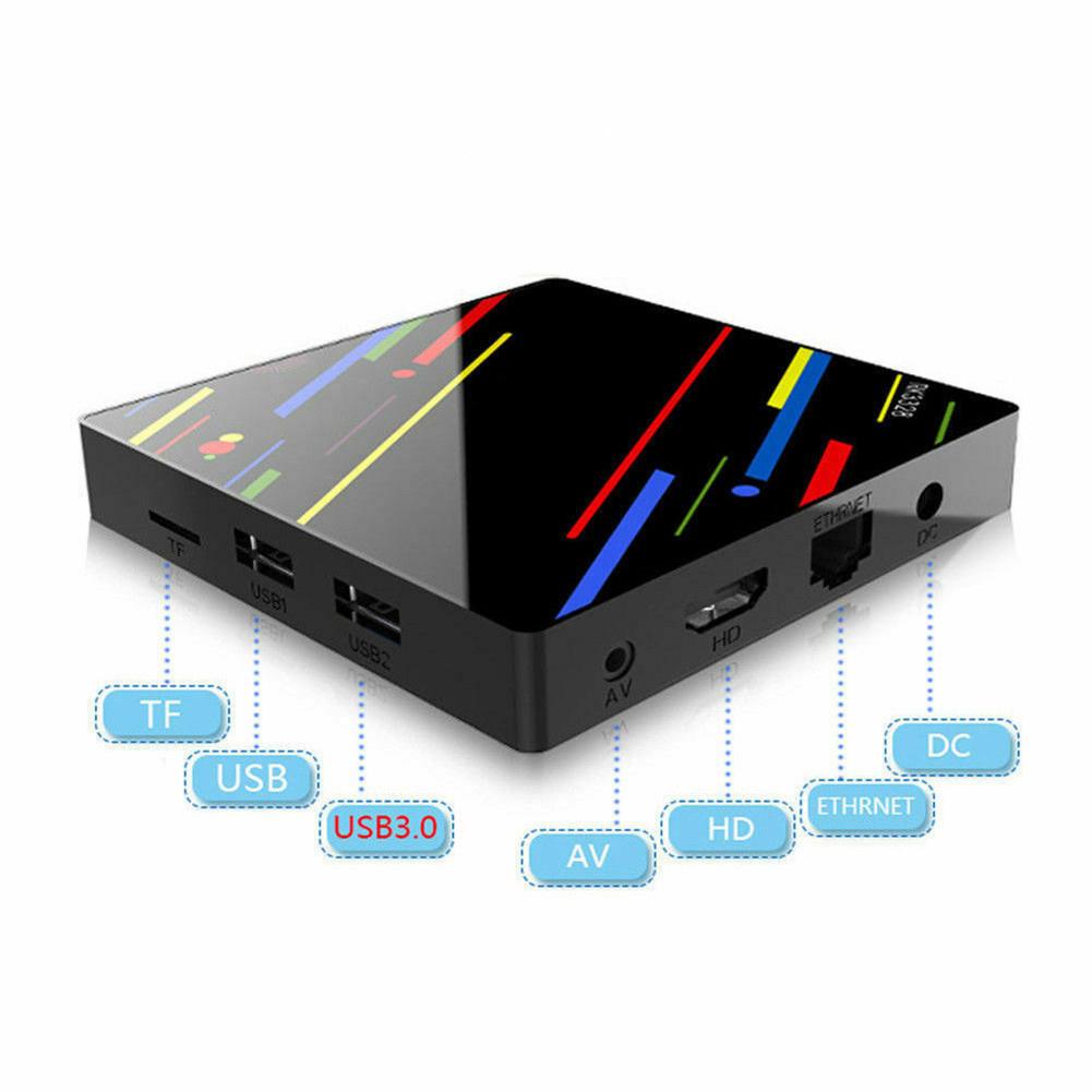 H96 Max + Android 8.1 TV Box RK3328 Quad Core 4GB RAM + 32GB ROM 4K Media Player