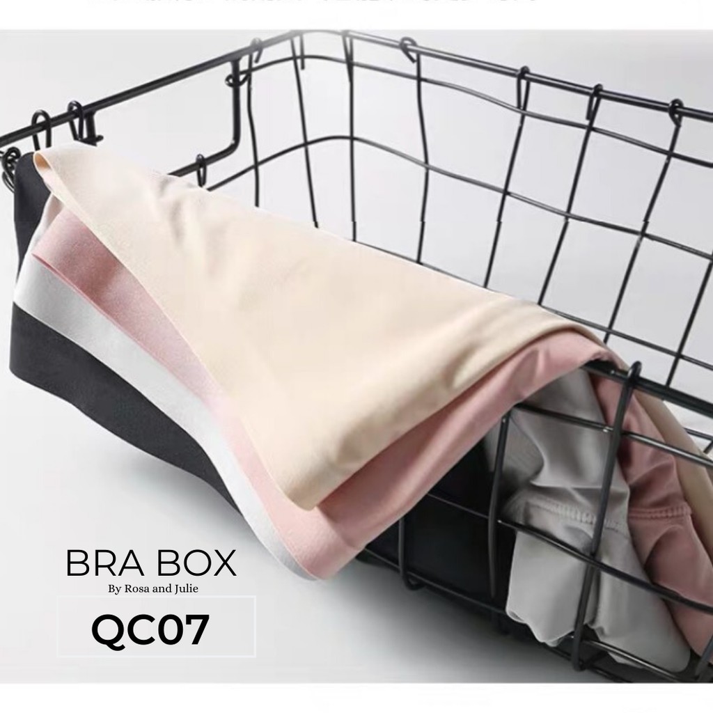 Quần mặc váy su đúc , quần lót không viền lụa băng QC07 BRABOXw