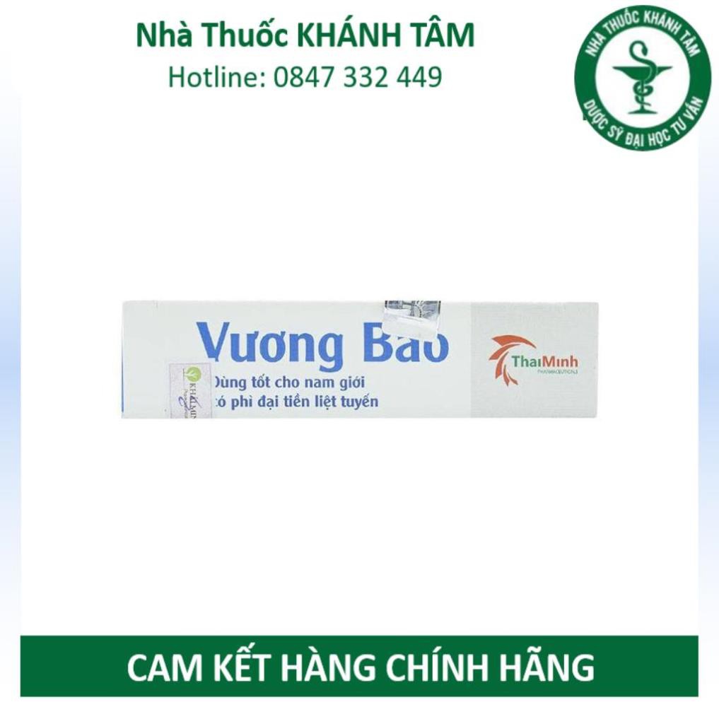 ! [COMBO] 7 hộp Vương Bảo 20 viên (đã cào tem) - Phì đại tuyến tiền liệt ! !