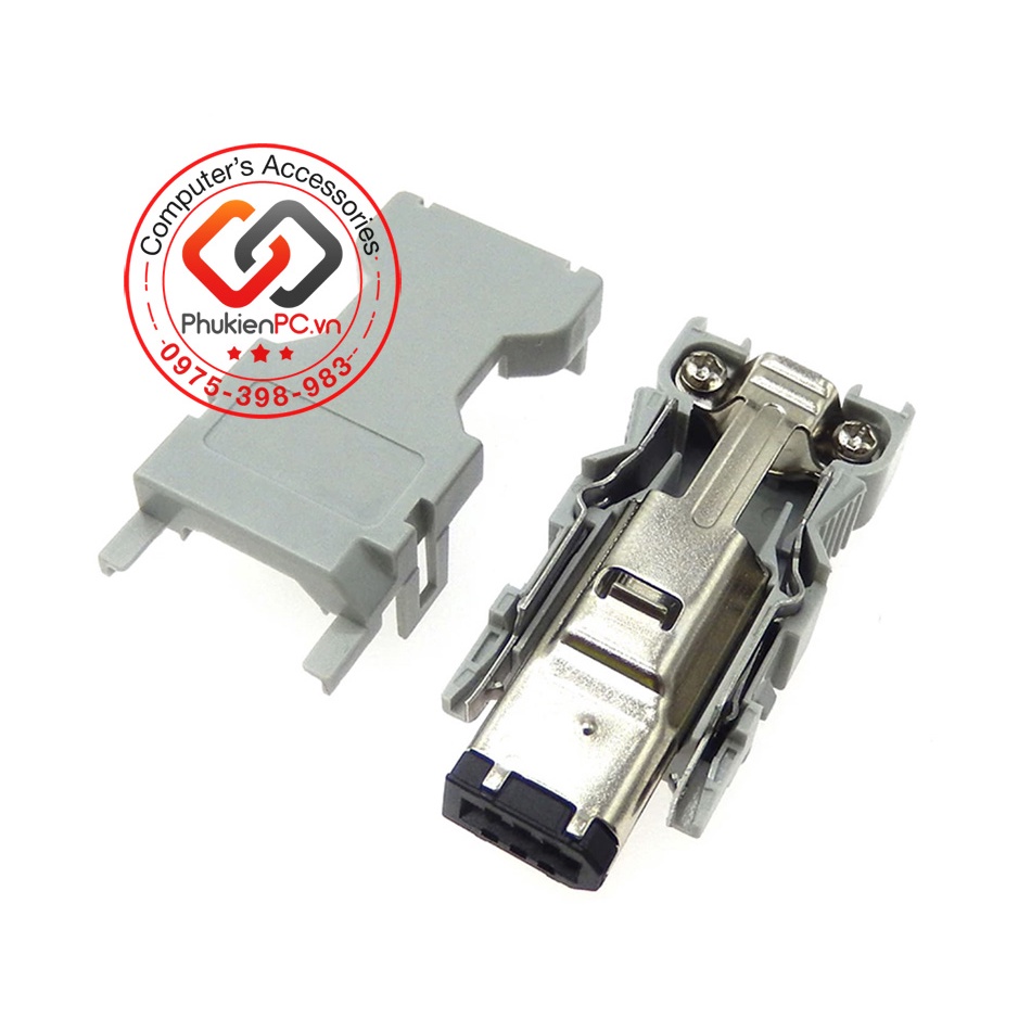 Đầu hàn SCSI SM-6P Firewire 1394A 6Pin Male, cho Servo encoder. Tạo cáp Firewire 1394 cáp encoder motor đến Driver Servo