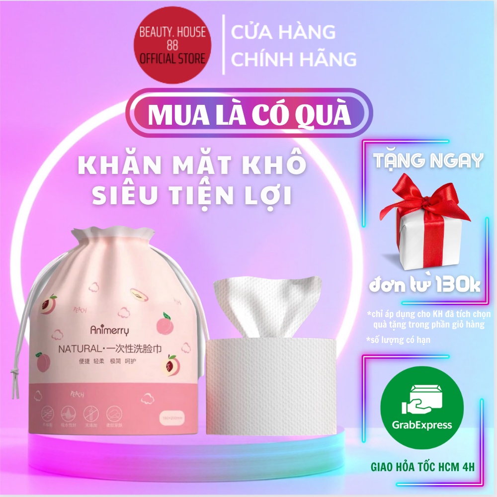 Cuộn Giấy Lau Mặt Animerry 150g