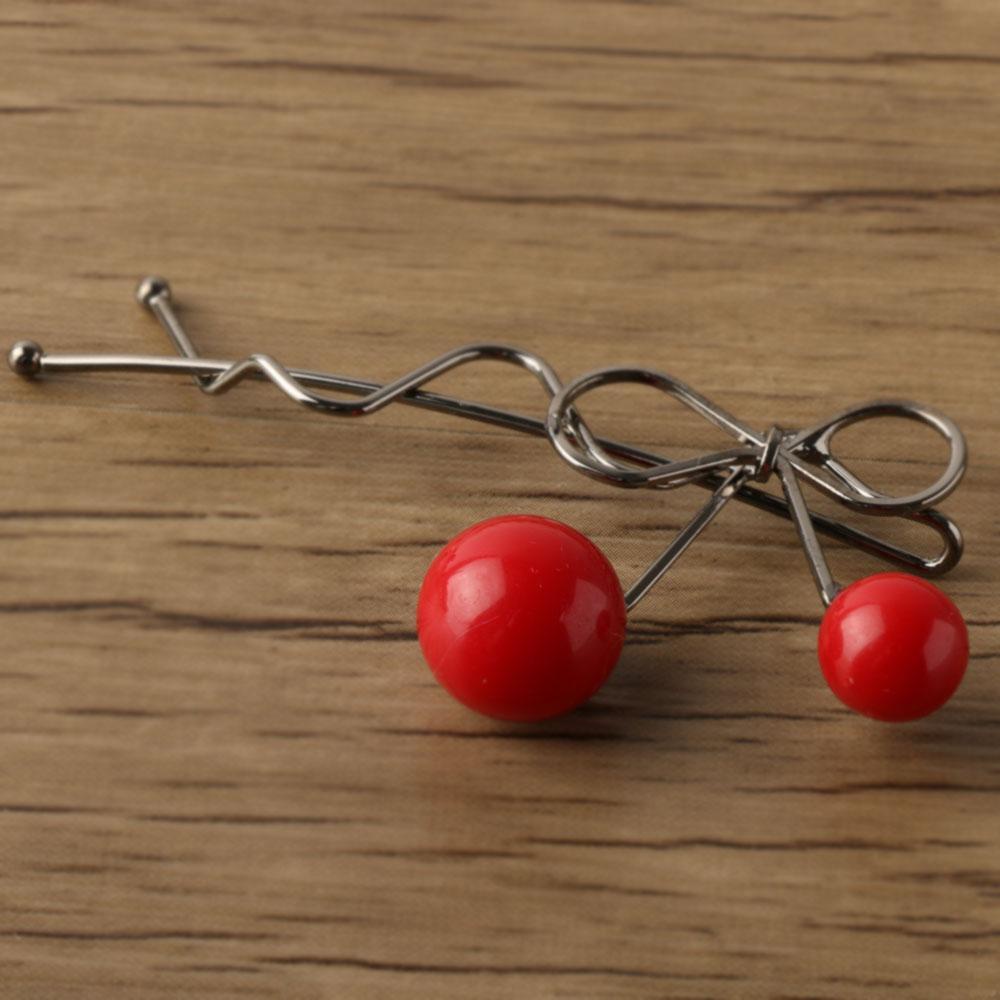 Kẹp Tóc Quả Cherry Dạng Xoắn Phong Cách Hàn Quốc Cho Nữ