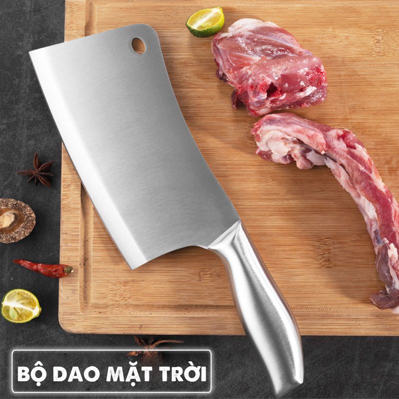 BỘ DAO NHẬT INOX 6 MÓN NHÀ BẾP CAO CẤP KÈM GIÁ ĐỂ DAO