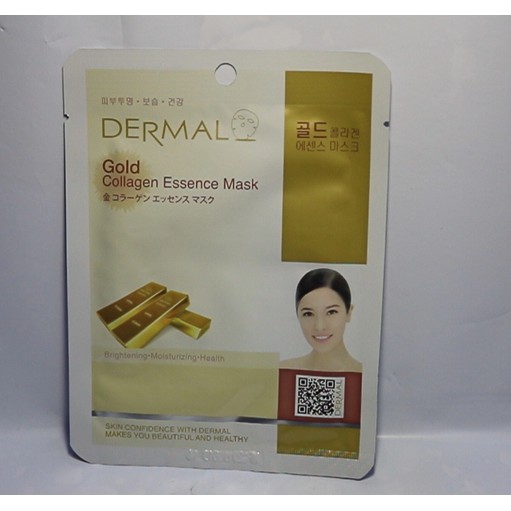 Mặt Nạ Dưỡng Da Dermal 23G Tinh Chất Các Loại (chiết xuất vàng dưỡng sáng da gold collagen essence mask)