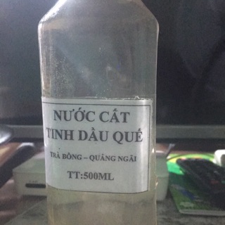 Nước cất lau sàn tinh dầu quế Trà Bồng.