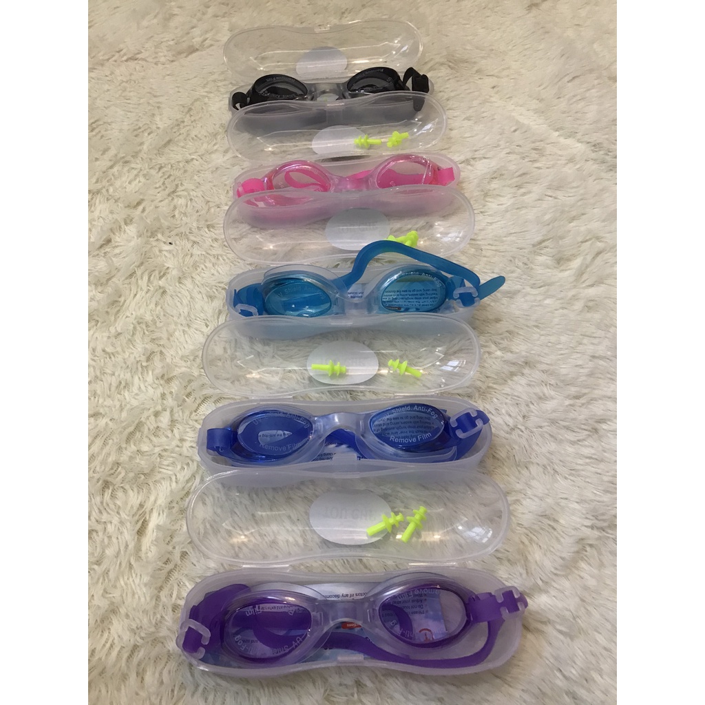 Kính bơi TOUCHE cho người lớn và trẻ em loại xin, chống mờ hơi nước khi bơi