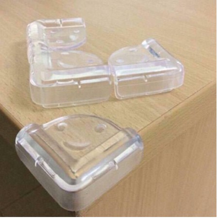 Set 4 Miếng Bịt Góc Bàn Silicon An Toàn Cho Bé