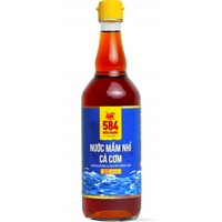 Thùng 6 chai Nước mắm Nhỉ Cá Cơm - 584 Nha Trang - Loại 25 độ đạm, Chai 500ml, Date luôn mới nhất