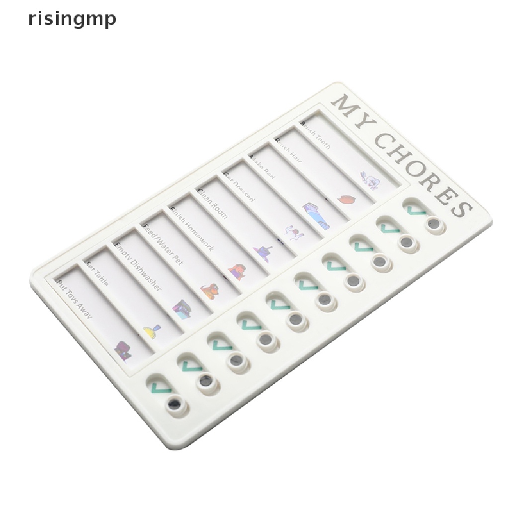 [risingmp] Bảng Ghi Nhớ Nhựa Ghi Chú Kế Hoạch Hàng Ngày Có Thể Tái Sử Dụng ♨Trên đó