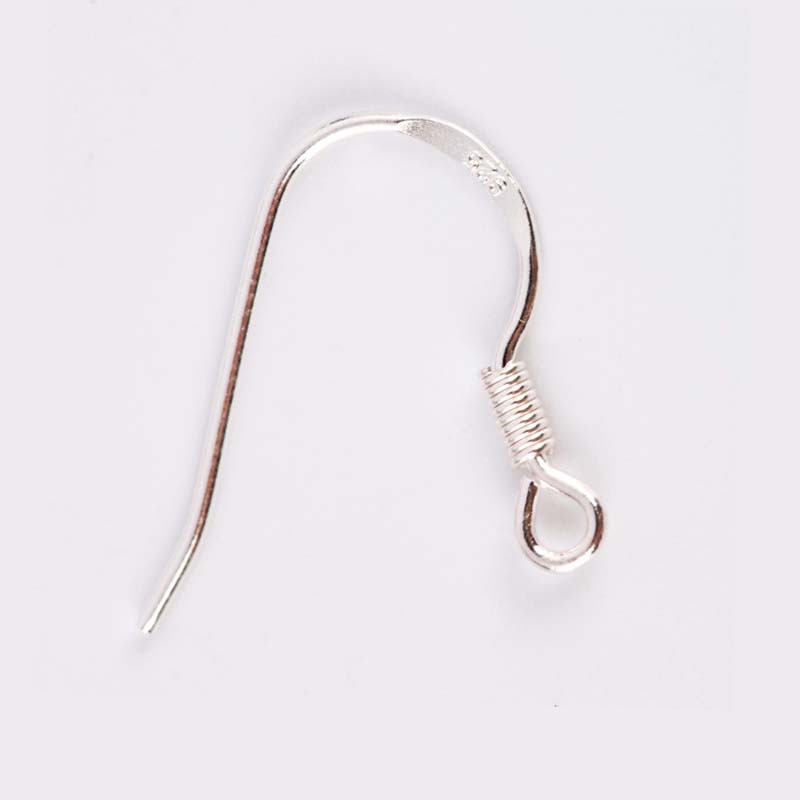 Bộ 10 Móc Cài Bông Tai Bằng Bạc Sterling 925 Chống Dị Ứng Dùng Làm Trang Sức Thời Trang DIY