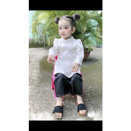 ÁO DÀI CÁCH TÂN CHO BÉ 3 MÀU SIÊU CƯNG ❣️