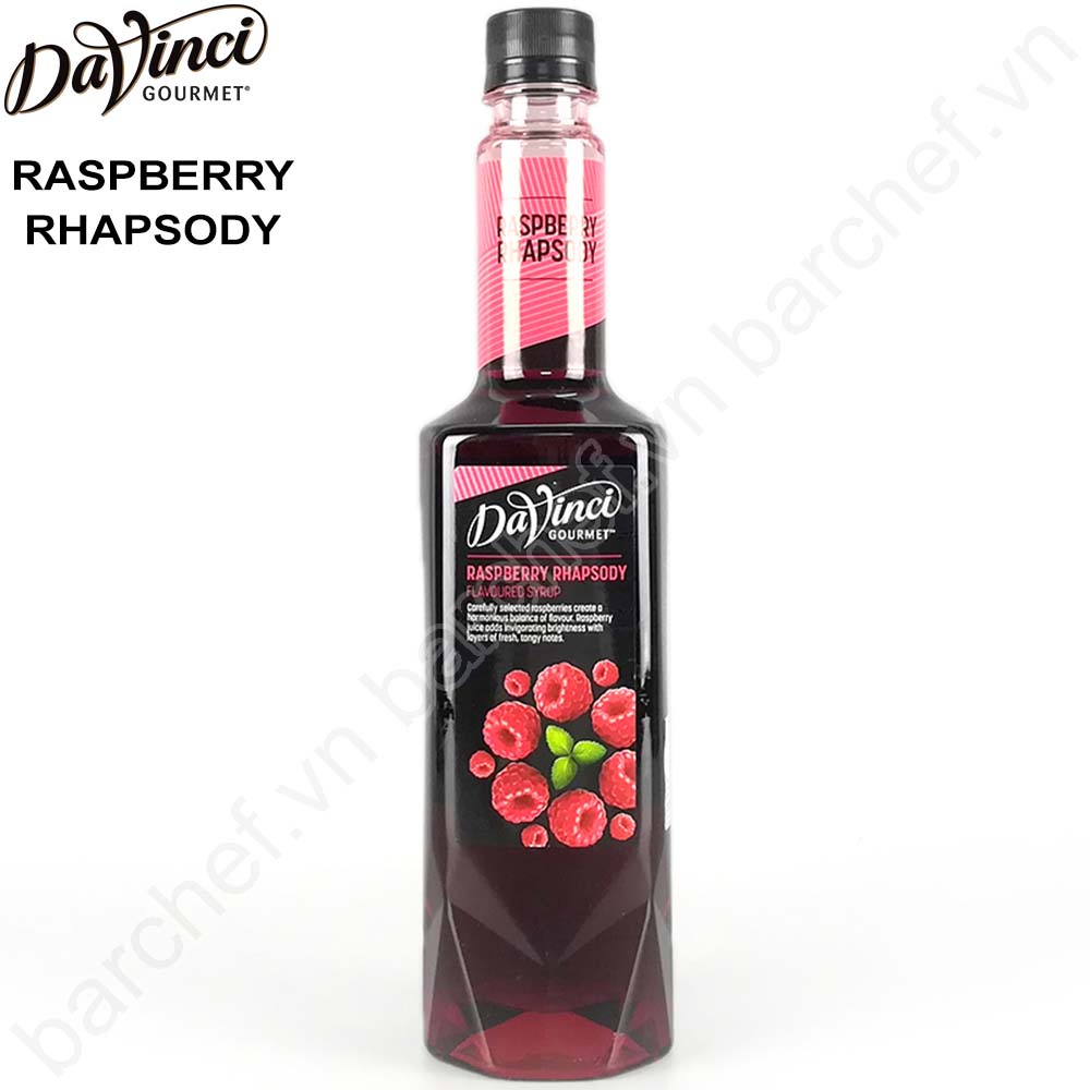 Syrup DVG vị Phúc Bồn Tử chai 750ml - DVG Mixologist Raspberry Rhapsody Syrup 750ml