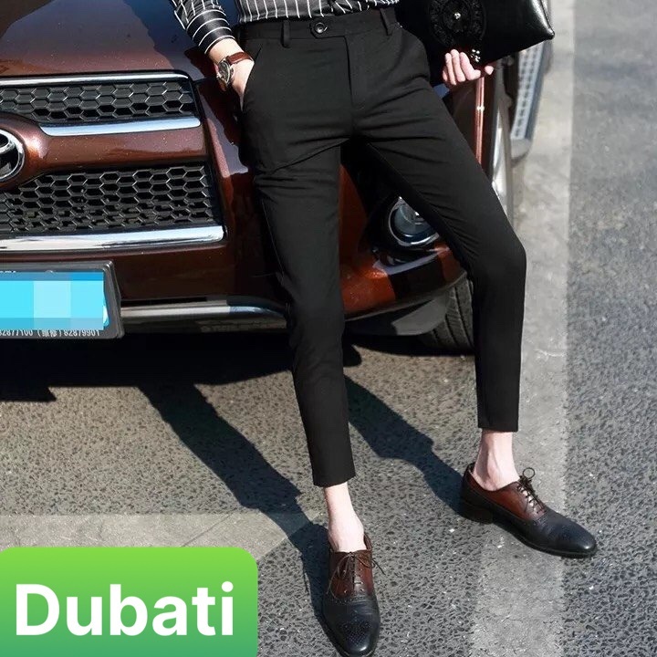 QUẦN TÂY NAM- QUẦN TÂY ÂU ỐNG CÔN CHẤT VẢI CO GIÃN CAO CẤP CÔNG SỞ- DUBATI FASHION