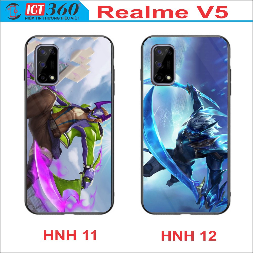 Ốp Lưng Kính REALME V5, Realme Q2  - In Theo Yêu Cầu
