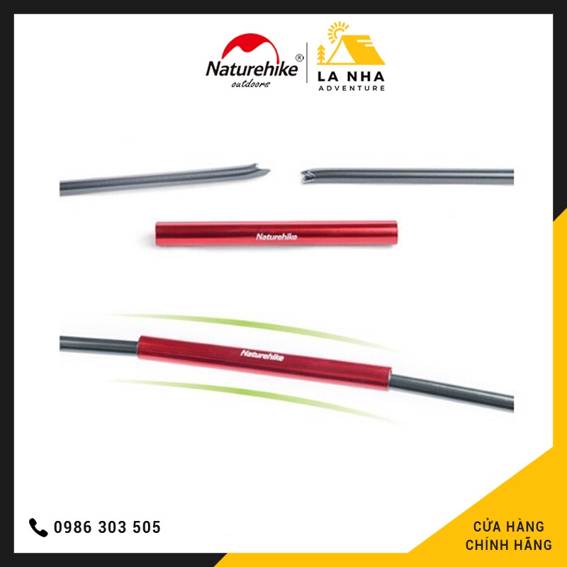 Ống Sửa Chữa Khung Lều hỏng gãy đứt 13cm Naturehike Là Nhà - NH17A001-W