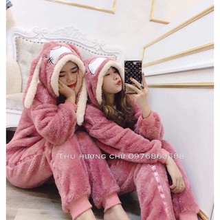 bộ lông tai thỏ siêu cute