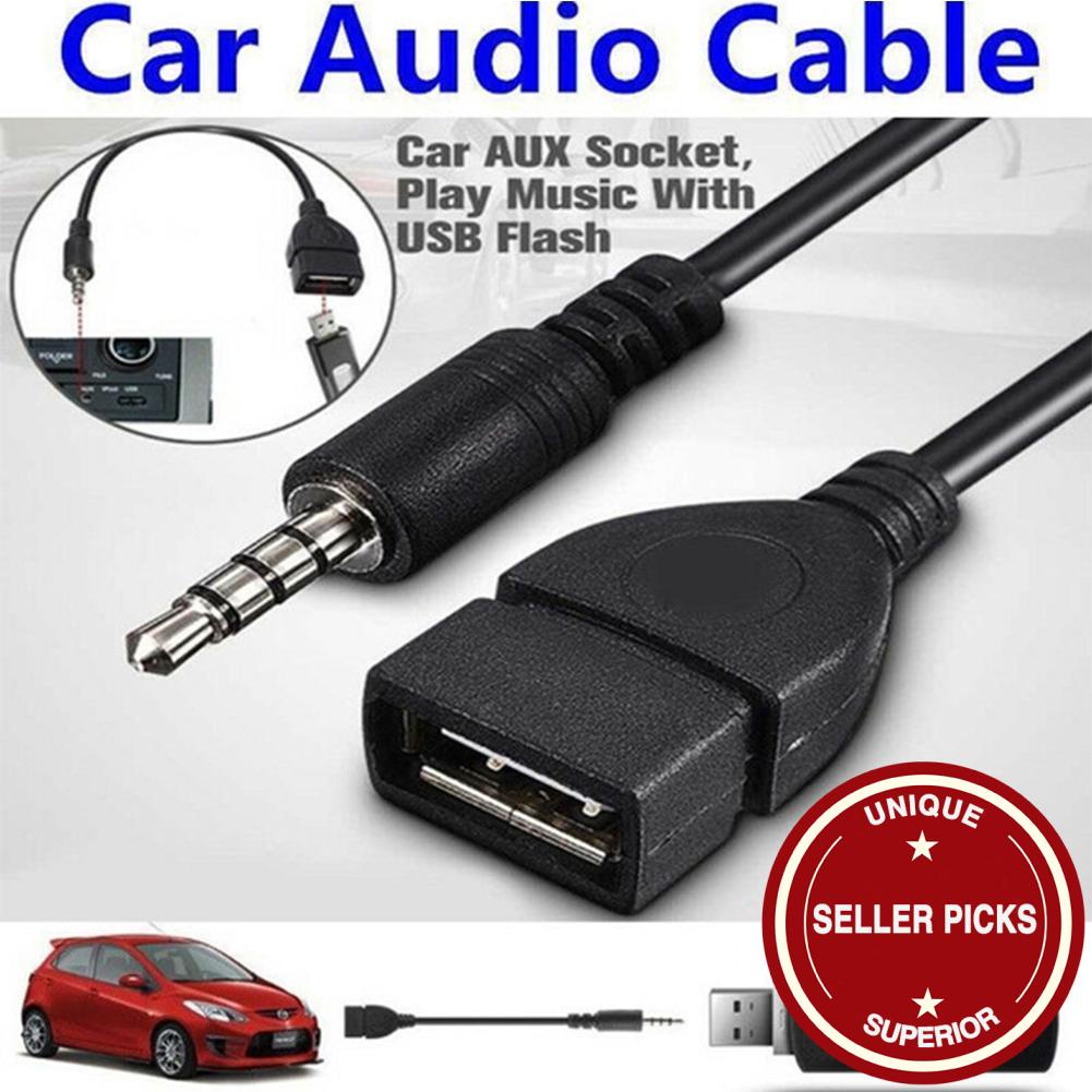 Giắc Chuyển Đổi Từ Usb Female Sang 3.5 Male 0.18M Cabl O8R9