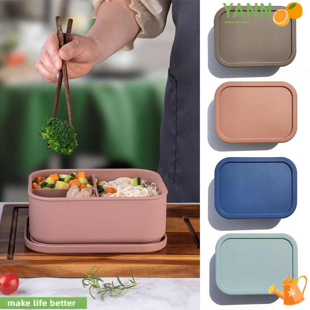 Hộp cơm 3 Ngăn Bằng Silicone Chất Lượng Cao 1 Ngăn Tiện Lợi