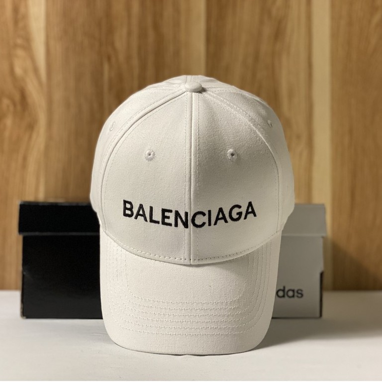 Mũ lưỡi trai, Nón kết xuất khẩu Zeni Store Balen trắng logo đen thêu chữ nổi Siêu HOT Freeship, Full Hộp