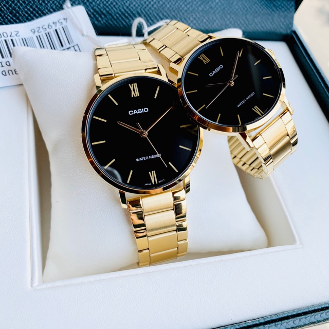 ĐỒNG HỒ DÂY KIM LOẠI GOLD CASIO UNISEX VT01 40mm/34mm