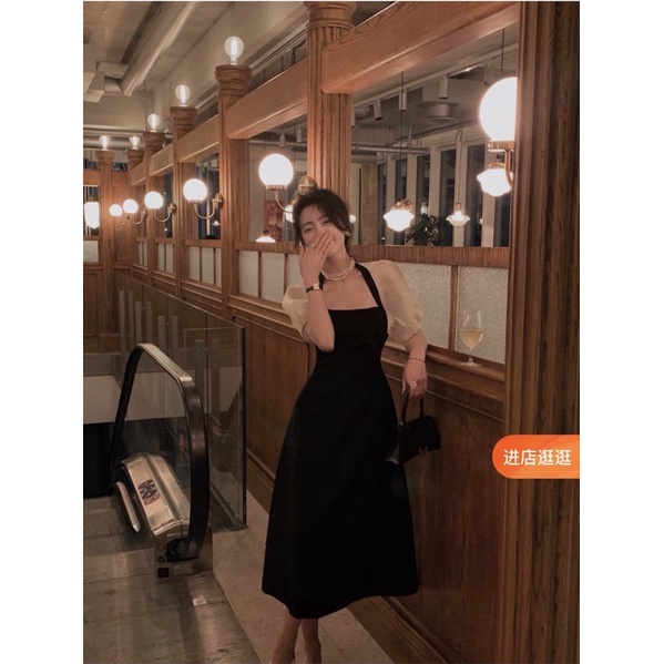 [260] Váy Thiết Kế Tay Voan Phồng Dáng Xoè 2 Màu Có Ảnh Thật Kèm Video | BigBuy360 - bigbuy360.vn