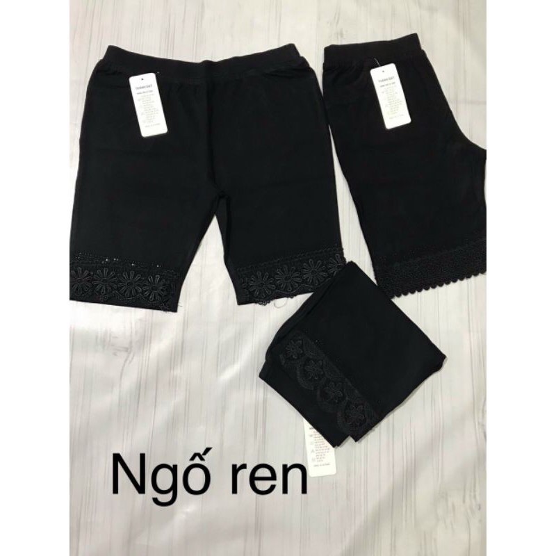 Quần Ngố Trên Gối Thun Cotton Nữ Mặc nhà Hàng Việt Nam Xuất Khẩu Đủ Mẫu Mã