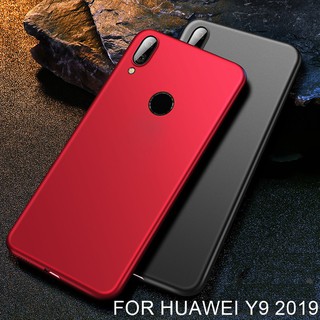 For Huawei Y9(2019) PC Matte Hard Thin Shockproof Backcover Phone Case