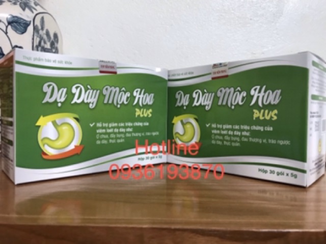 2 HỘP DẠ DÀY MỘC HOA PLUS