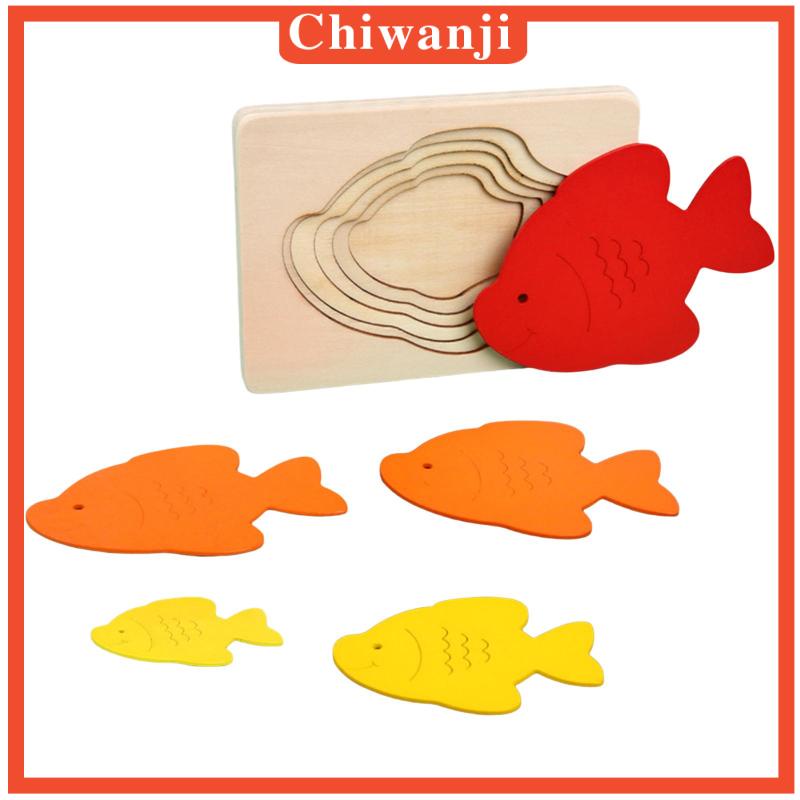 Đồ Chơi Xếp Hình Động Vật Bằng Gỗ Dành Cho Trẻ Em