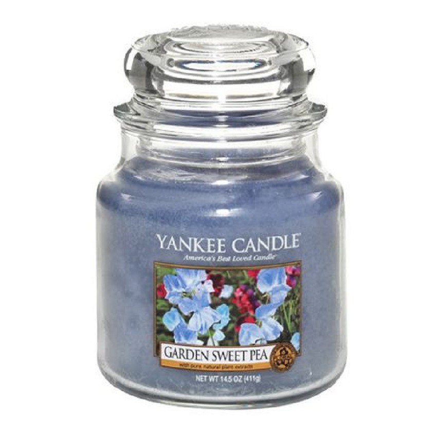 Hũ nến thơm Garden Sweet Pea Yankee Candle YAN1895 (Size M 411g)