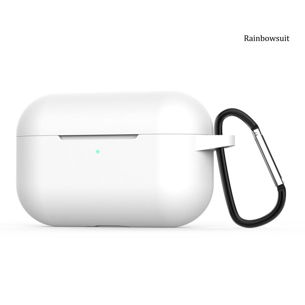 Vỏ bảo vệ hộp sạc tai nghe không dây bằng silicon thích hợp cho Airpods Pro