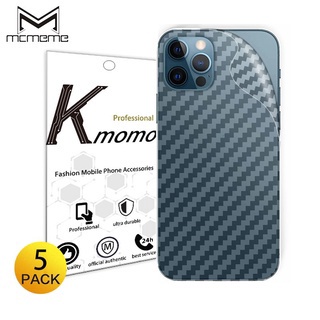Set miếng dán carbon thích hợp cho IPhone 16 15 14 13 12 mini 11 Pro 5 5s se 6 6s 7 8 plus x xs max xr se 2020 cacbon
