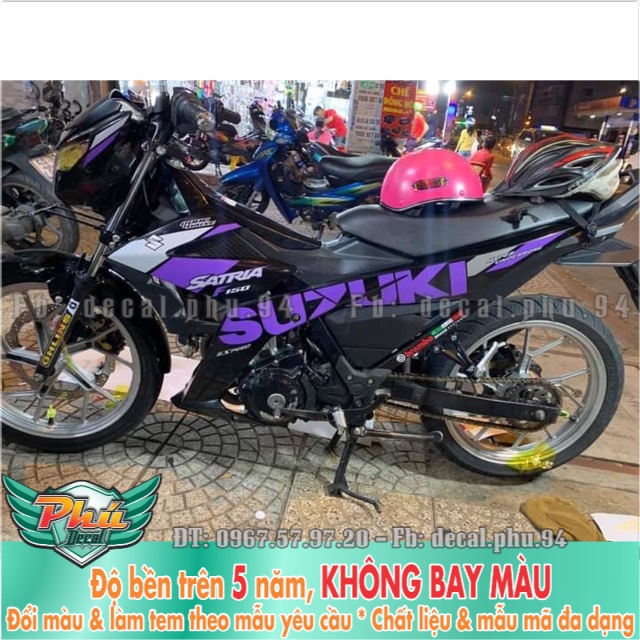 Tem rời Satria Tím đen -1