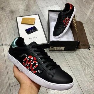 Giày Gucci rắn màu đen cao cấp
